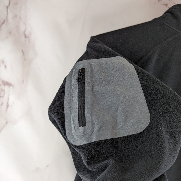 Eddie Bauer Jacket Womens Medium Black Fleece Full Zip First Ascent Pockets - Picture 11 of 11